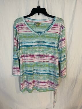 Palm Grove womens 2x top